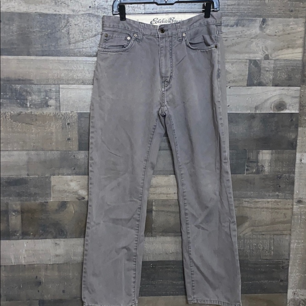 Gray Eddie Bauer Legend Wash Pants